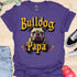 Bulldog Papa - V6 - Gothic Graphic T-Shirt